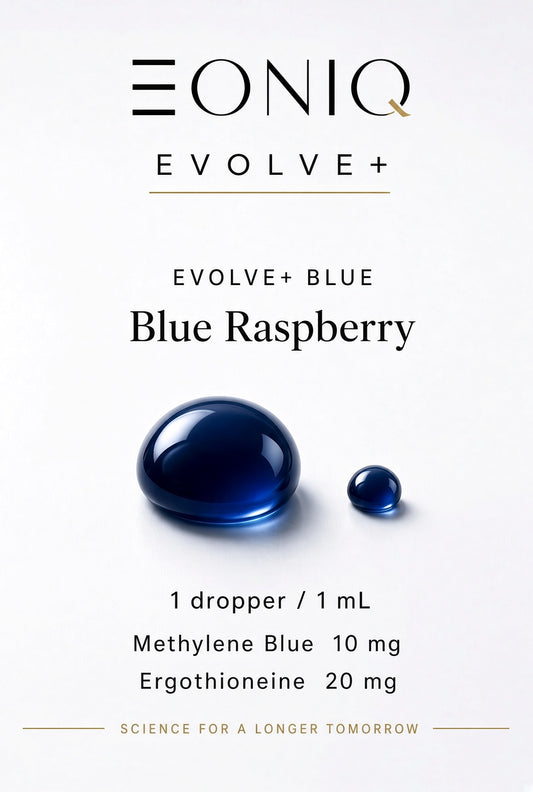 EONIQ EVOLVE+ BLUE | Methylene Blue + Ergothioneine Cellular & Mitochondrial Support