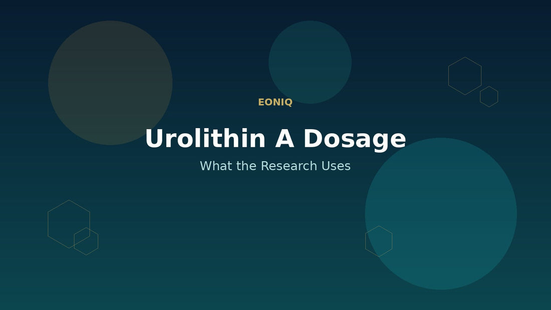 EONIQ Urolithin A dosage guide — research doses and how to take it