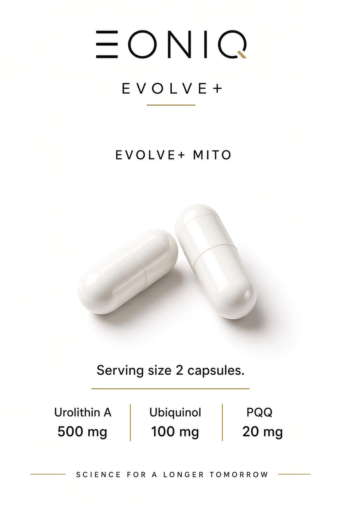 EONIQ EVOLVE+ MITO | Advanced Mitochondrial Energy & Cellular Support