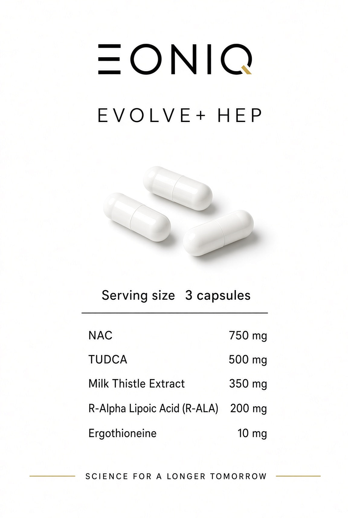 EONIQ EVOLVE + HEPATIQ | Advanced Liver, Detox & Antioxidant Support
