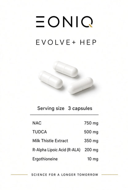 EONIQ EVOLVE + HEPATIQ | Advanced Liver, Detox & Antioxidant Support