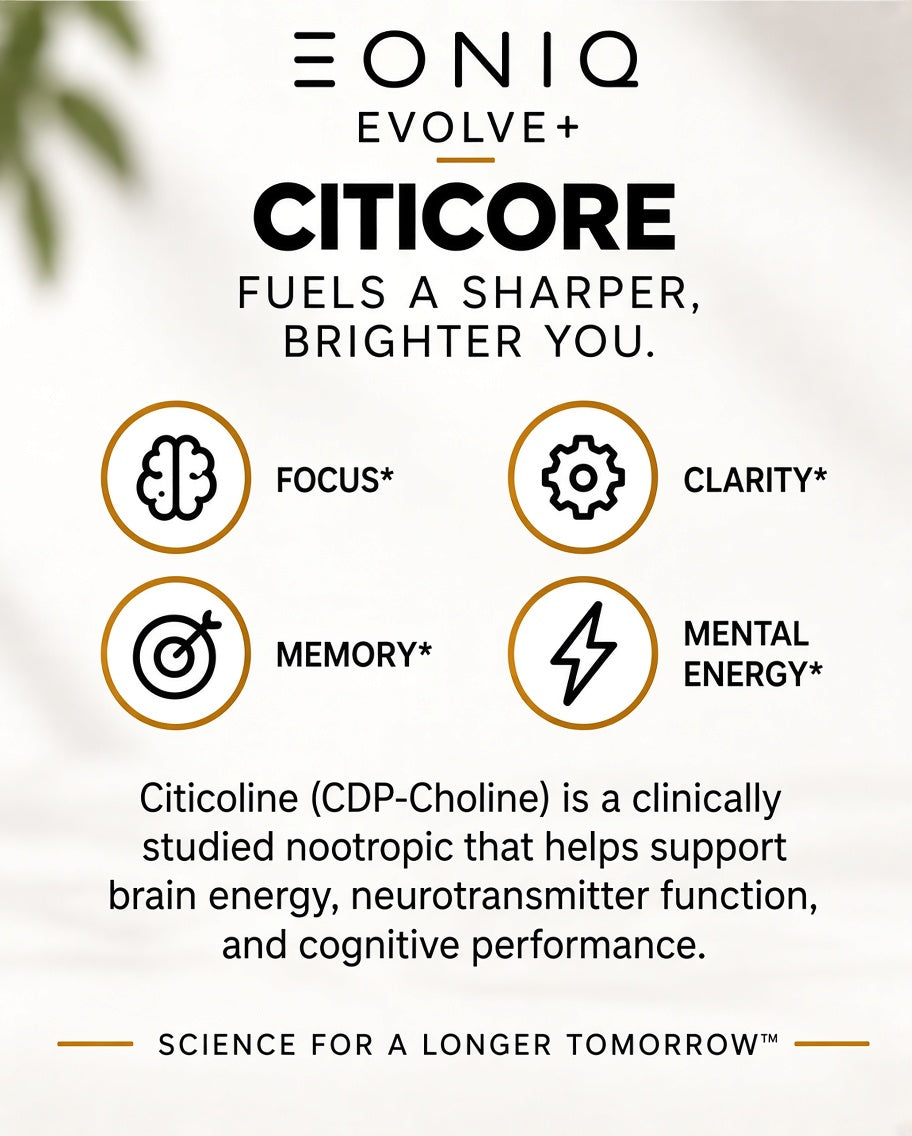 CITICORE (CDP-CHOLINE) | 250 MG | 60 CAPSULES
