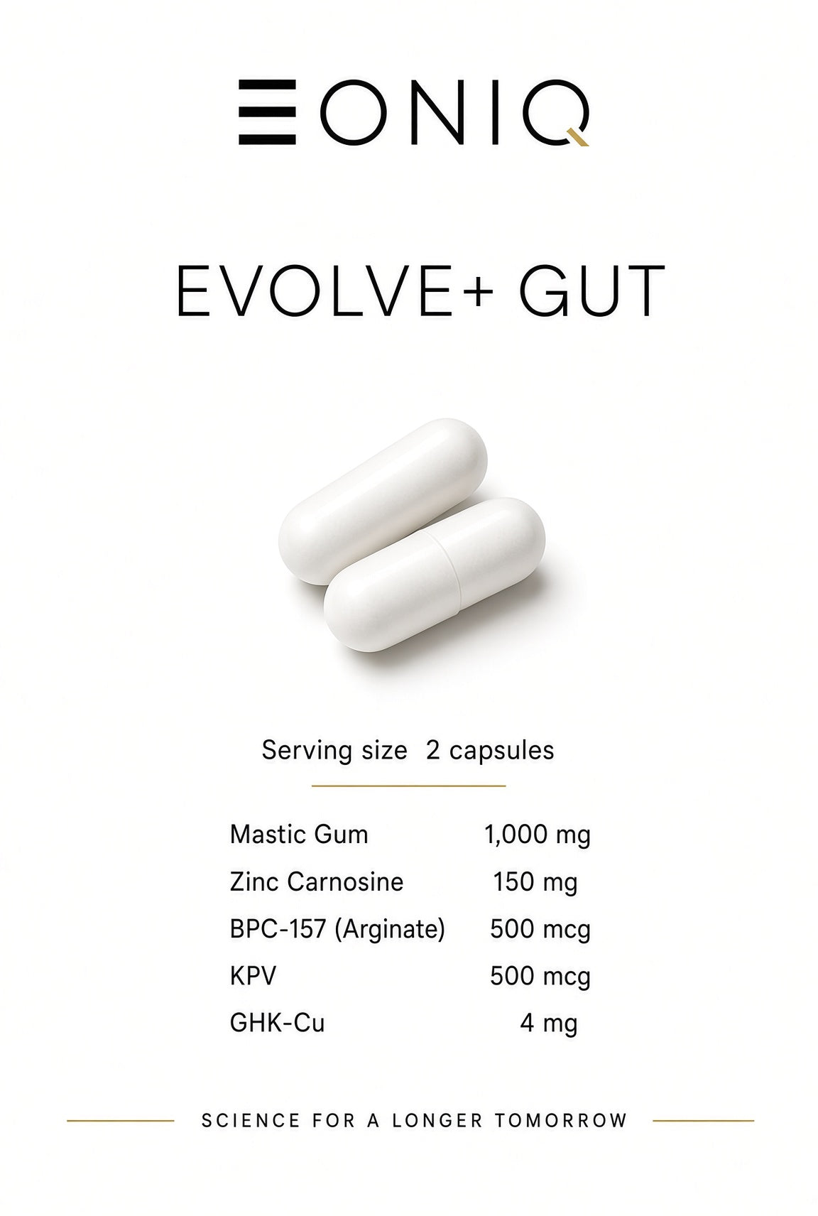 EONIQ EVOLVE+ GUTIQ | Advanced Gut Barrier & Digestive Support